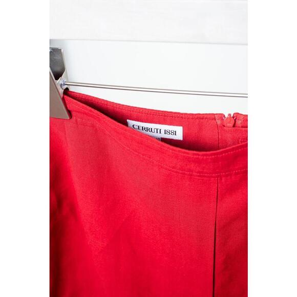 Cerruti 1881 Vintage Red Pencil Skirt - Picture 3 of 3